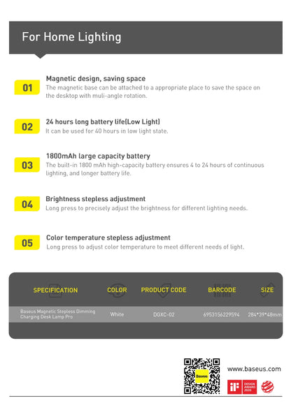 Baseus Magnetic Desk Lamp
